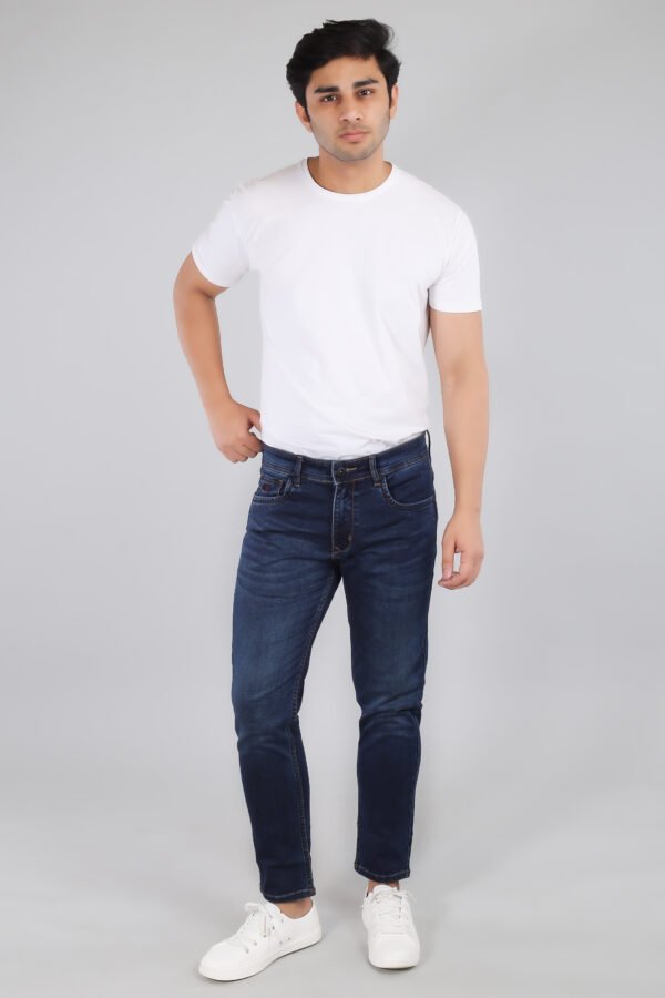 Ekly Line Ankle Fit Golden Blue Jeans