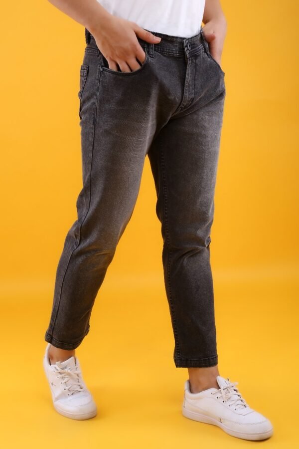 Ekly Line Ankle Fit Black Jeans - Image 2