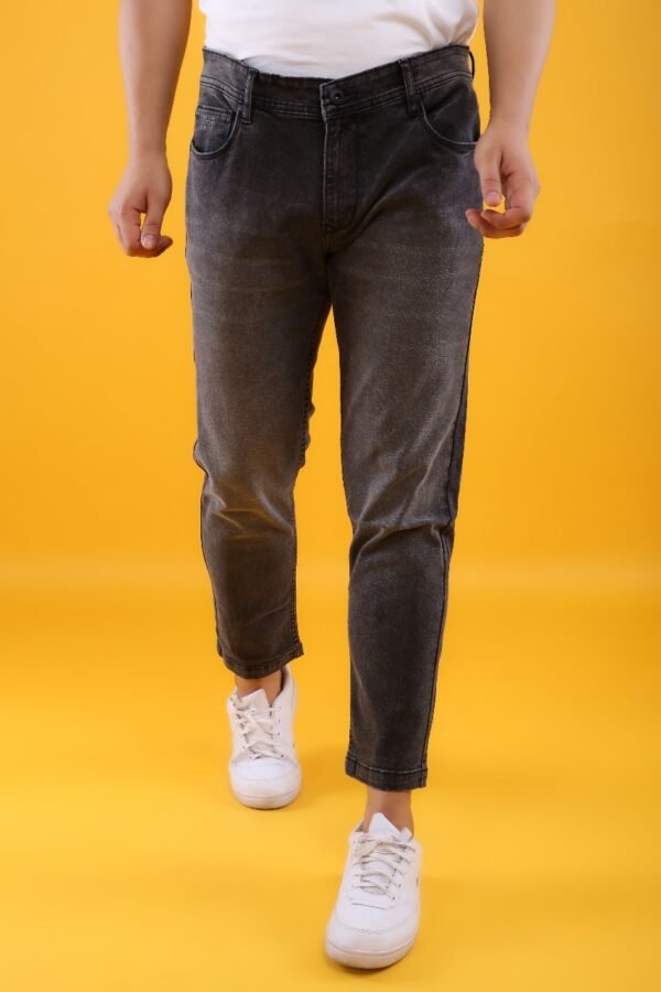 Ekly Line Ankle Fit Black Jeans - Image 3